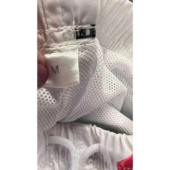 Youth Boys White Rooster Chicken Quick Drying Swim Trunks Medium - Picture 5 of 11